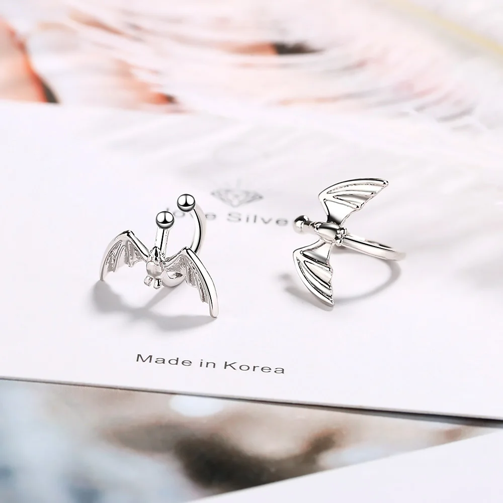 MEETSOFT серебряные предотвращающие аллергию Клипсы Серьги для женщин Модный дизайн