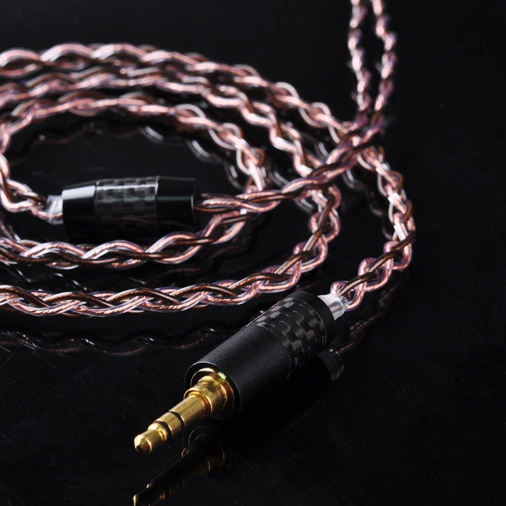 UPOCC NEOTECH 26AWG 7N монокристаллической Медь кабель 2,5/3,5/4,4 мм балансный кабель для наушников с MMCX импорт из Тайваня для HQ8