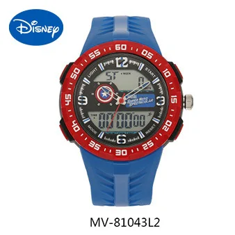 

Authentic Disney Children's Watch Boys Electronic Watch Waterproof Boys Luminous Sports Mickey Student Watch 268 Clock