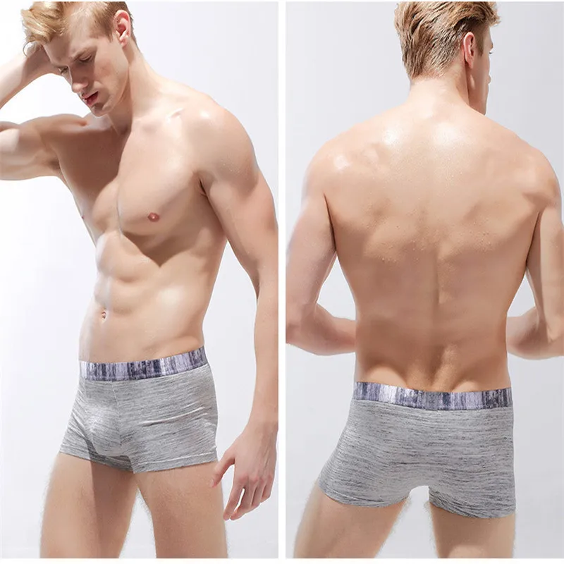 

Mens Health Care Far-infrared Fiber Underpants Comfort & Close Fitting MALE Four Shorts Modal Antibacterial Underwear