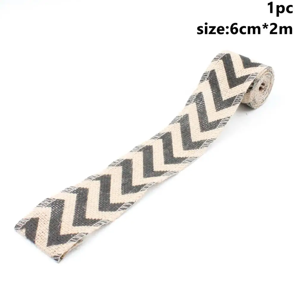 6CMx2M Jute 5 Taoup DIY 2 м Мешковина ленты винтажные Свадебные аксессуары сизаль кружева джутовые Hessian деревенские свадьбы и мероприятия вечерние сувениры на день рождения - Цвет: 6CMx2M Jute 5