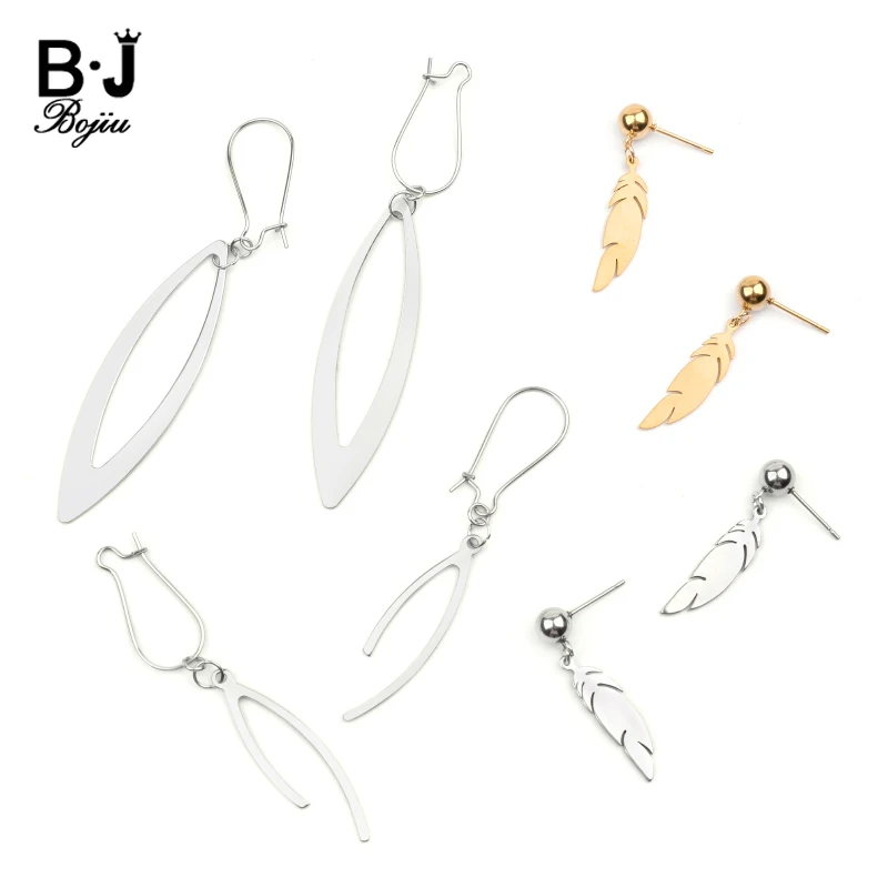 Креативные минималистичные металлические серьги гвоздики неправильной