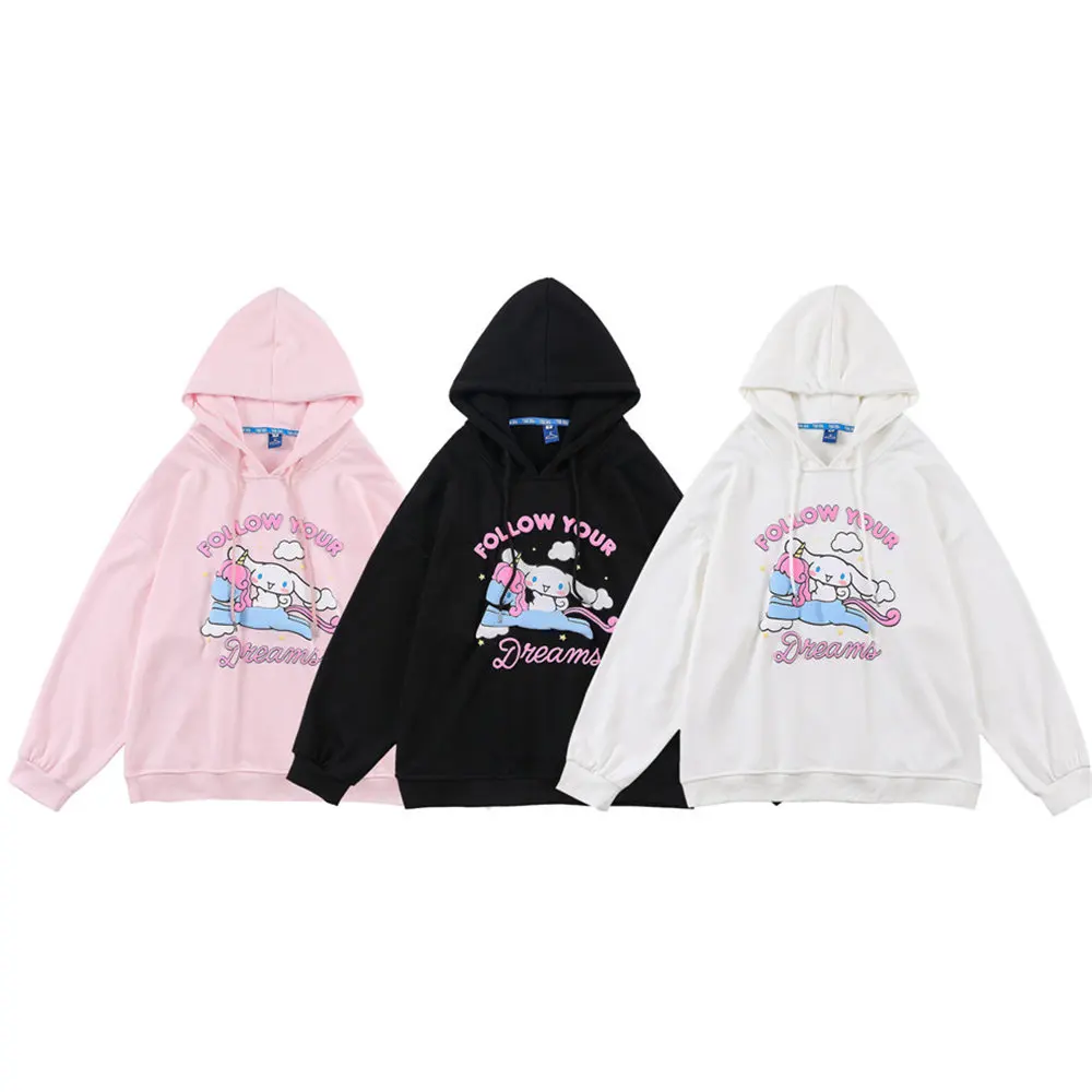 

Men's Cute Cartoon Hoodies Pullover Stranger Things Harajuku Streetwear Autumn Clothing Women's Casual Sweatshirt