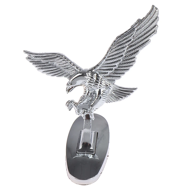 

Car Front Cover Chrome Hood Ornament Badge 3D Emblem Angel Eagle For Auto Car