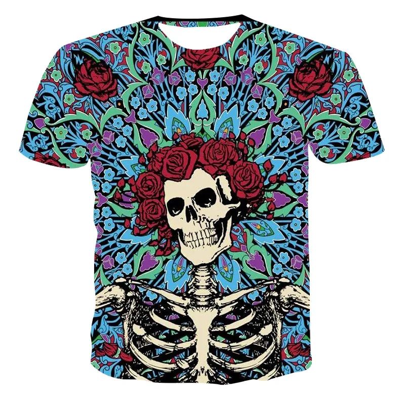 

Summer New Men's Alternative Retro 3D Printing T-Shirt Impressionist Round Neck Street Casual Comfortable Tee Can Be Customized