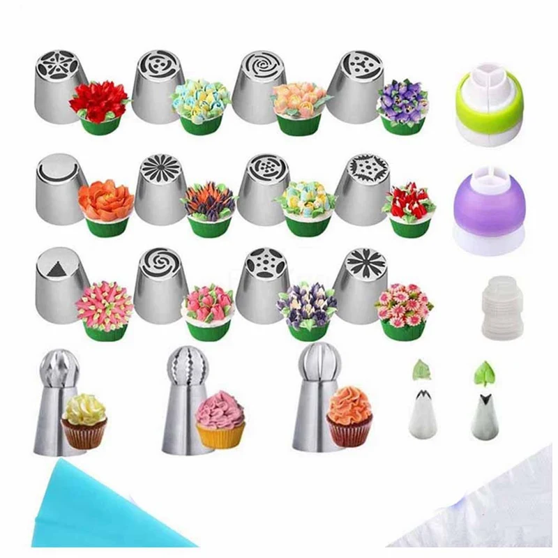 Кондитерские насадки по номерам и названиям и рисунок