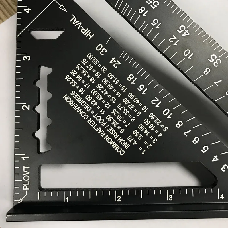 Горячая Распродажа угловой транспортир из алюминиевого сплава 7 дюймов набор