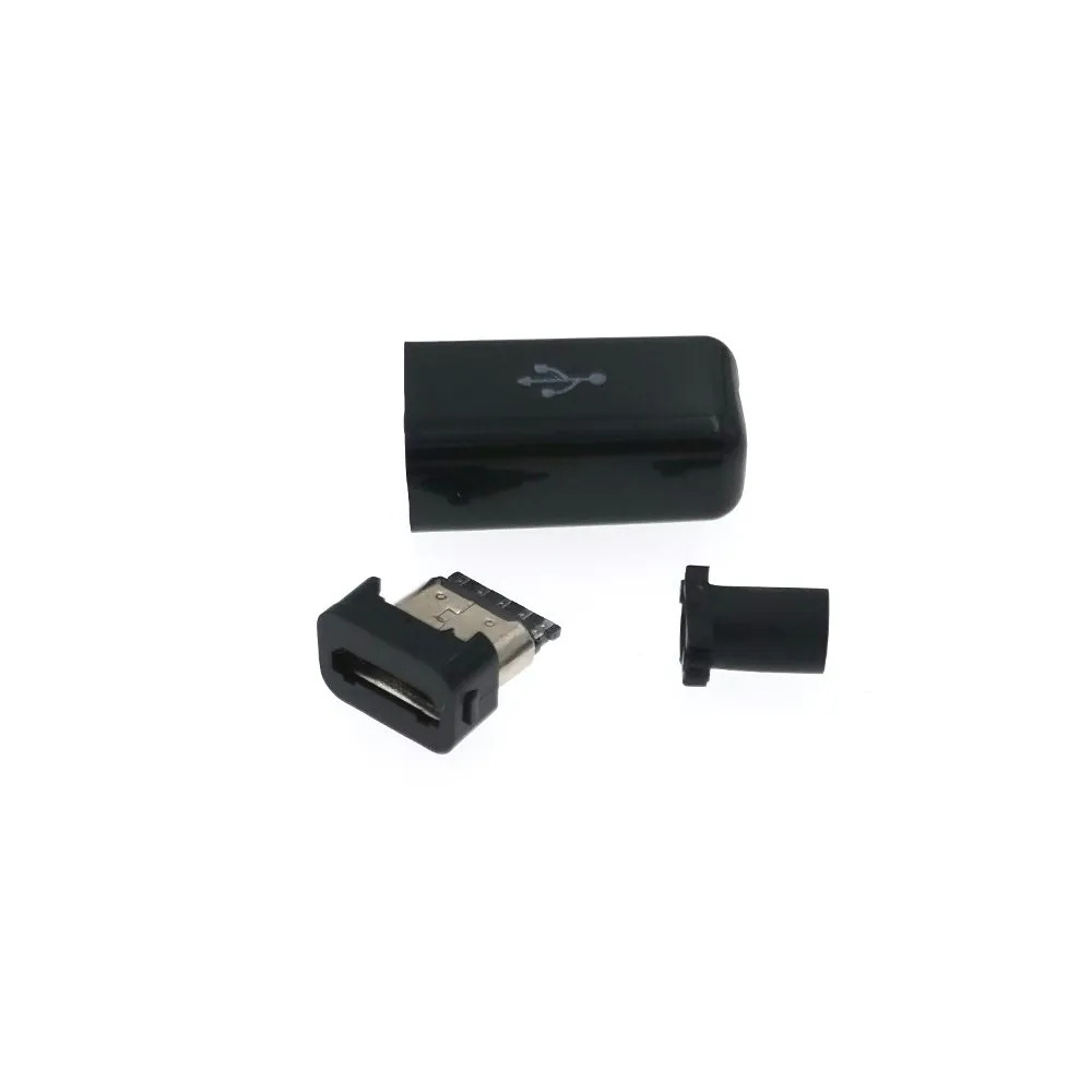 1 комплект сделай сам Micro USB Тип B розетка 5 контактов 4 шт. в сборе разъем