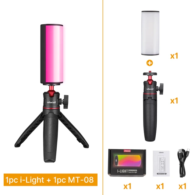 Ulanzi i-Light rgb светодиодная лампа видеосвет RGB ламповый свет ...