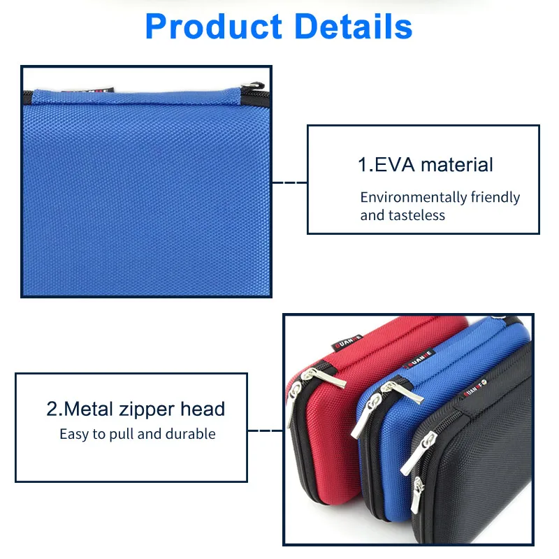 Портативная Защитная сумка для HDD 2 5 дюйма EVA коробка внешнего хранения USB жесткий