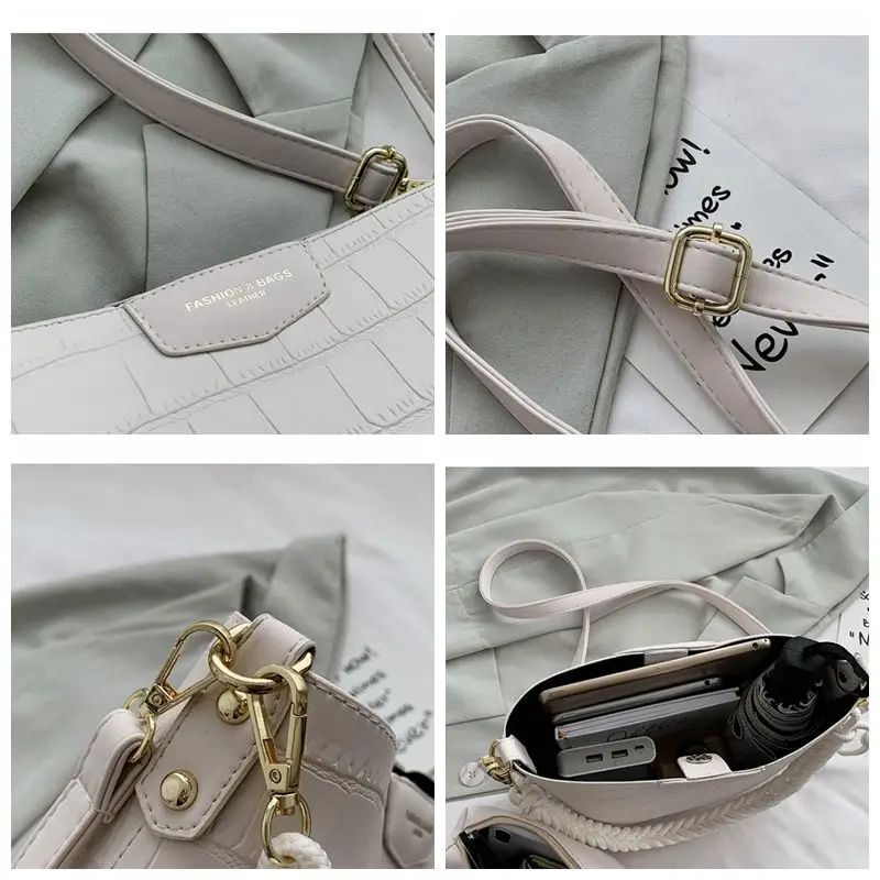 

Stone Pattern Bucket Crossbody Bags For Women 2020 Large Women's Bag High Capacity Women Shoulder Bag Casual Women's Handbags