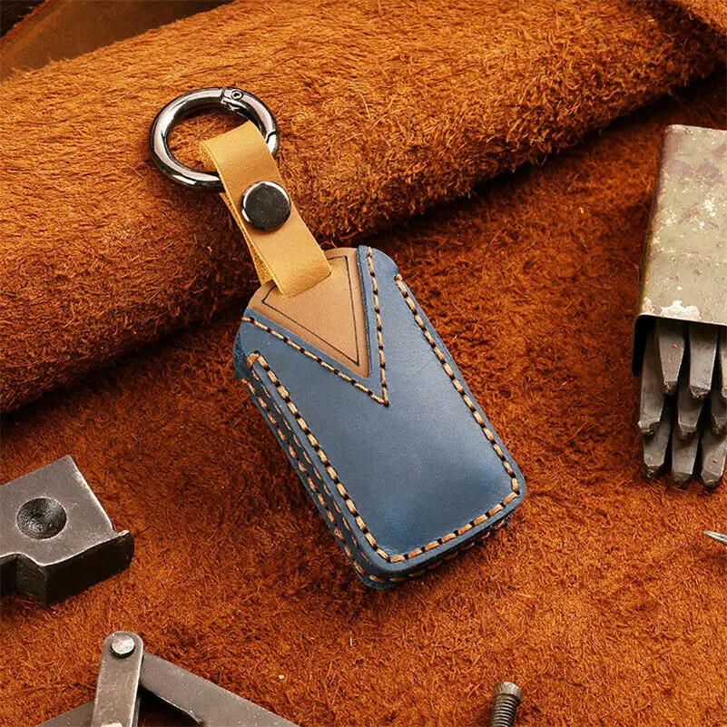 2019 Новые 5 шт/упаковка кнопки кожаный чехол для автомобильных ключей пульт