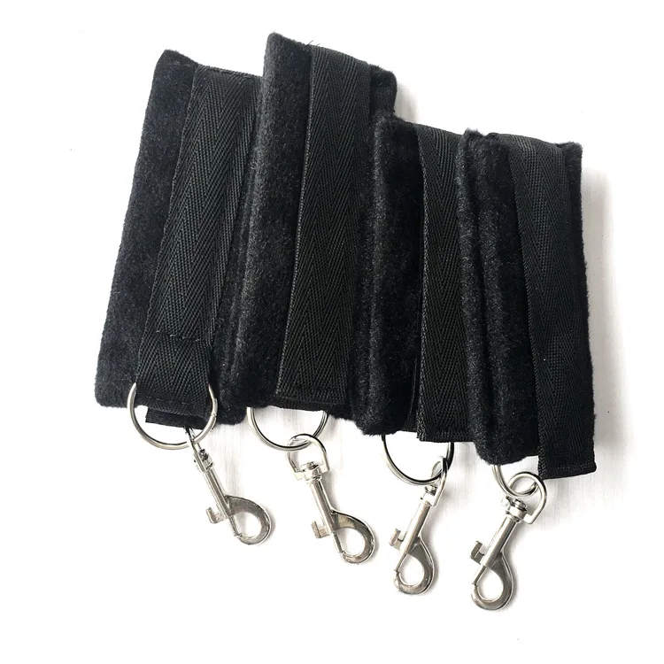 Сексуальное нижнее белье наручники манжеты на лодыжки БДСМ Связывание Набор для