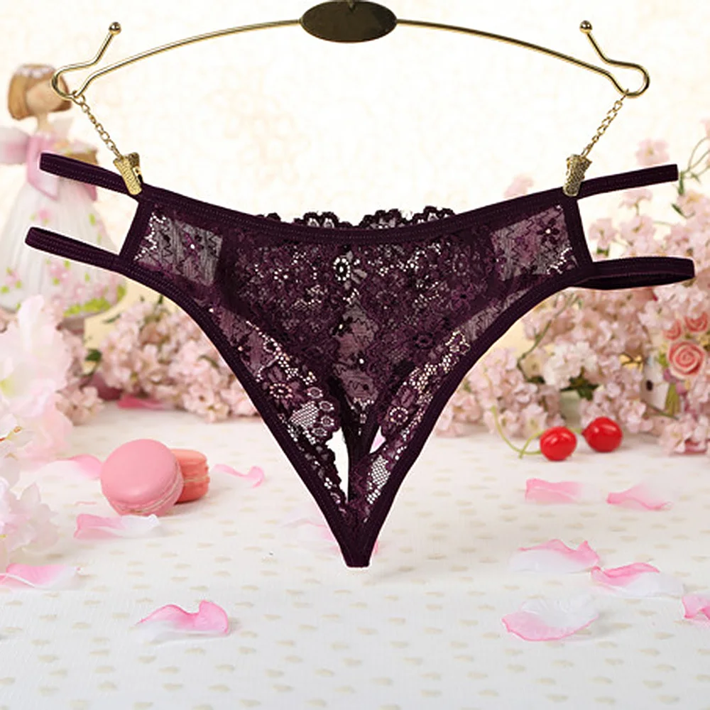 Кружевные стринги с низкой посадкой сексуальные женские вибрирующие трусики