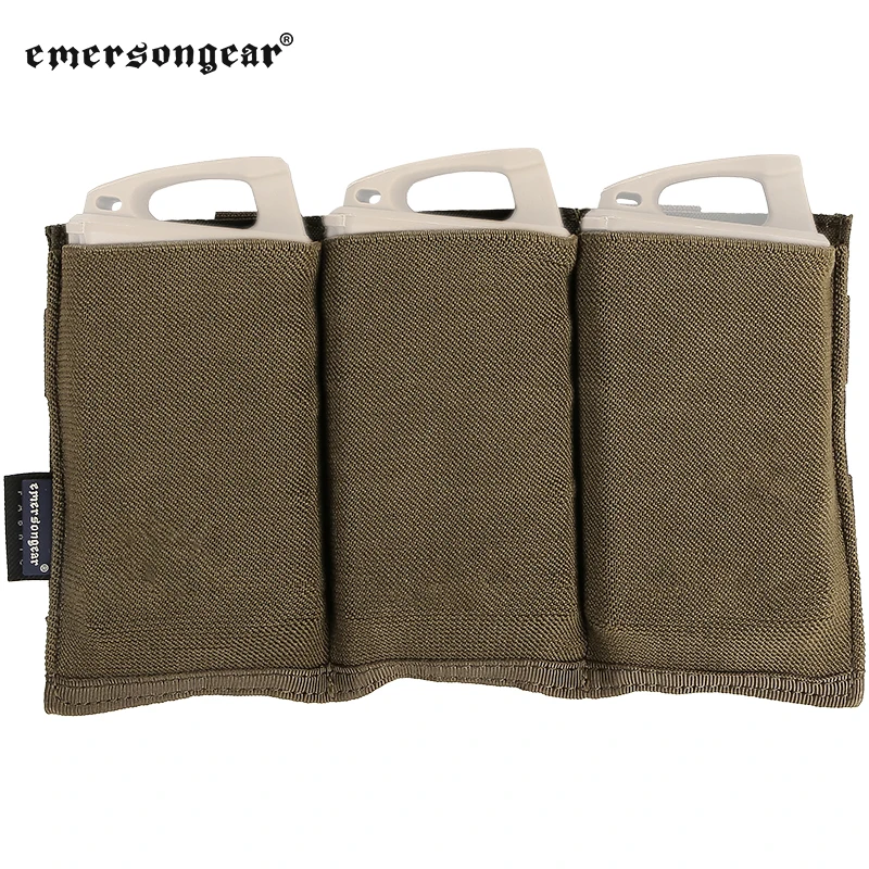 

Emersongear Tactical M4 Mag Pouch 556 Triple Magazine Pouch For Plate Carrier MOLLE Mag Bag Airsoft Military Pouch Pack Panel RG