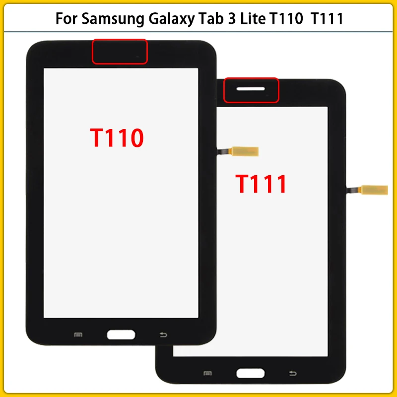 Новый сенсорный ЖК экран T110 для Samsung Galaxy Tab 3 Lite SM T111 дисплей сенсорная панель
