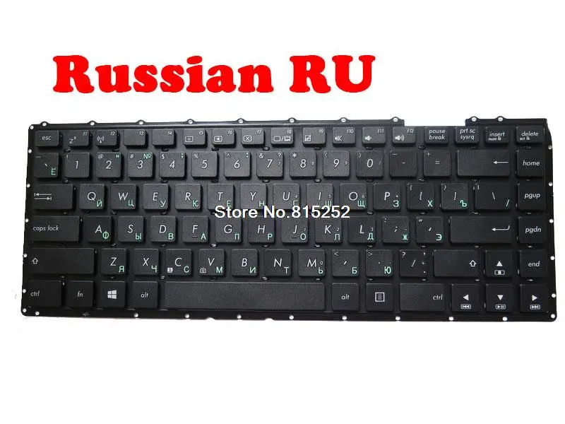 Клавиатура для ноутбука ASUS R413 R413MA R413SA черная без рамки