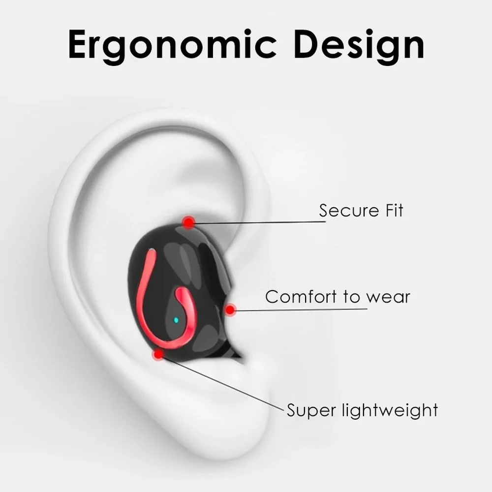 Q82 Bluetooth 5 0 наушники с цифровым дисплеем мини беспроводная стерео игровая