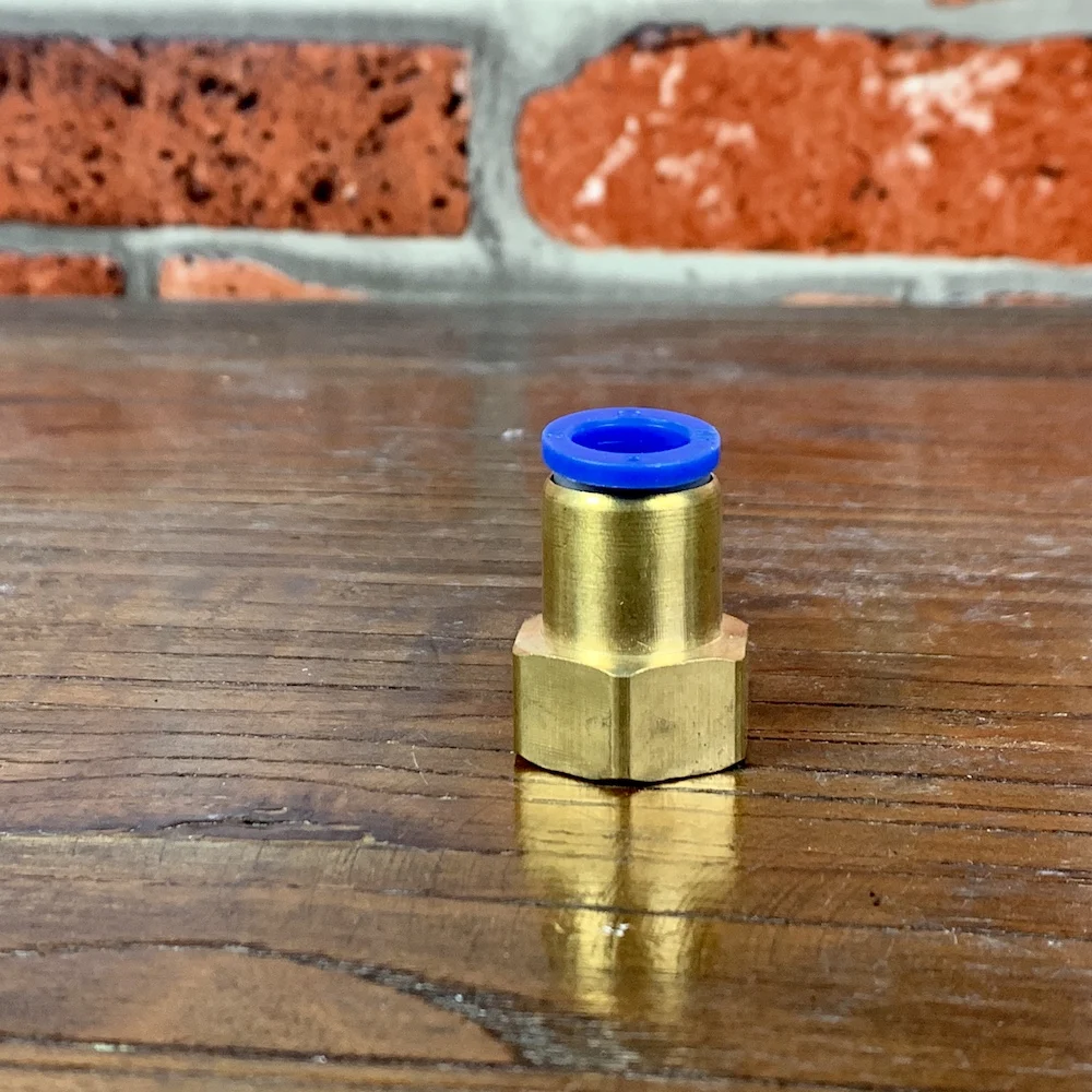 Фитинг для воздушной трубы 10 12 мм шланг NPT 1/4 &quot 1/2&quot Женский латунный
