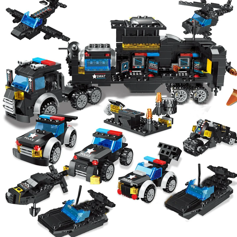 622 шт. Детский конструктор Городская полиция | Игрушки и хобби