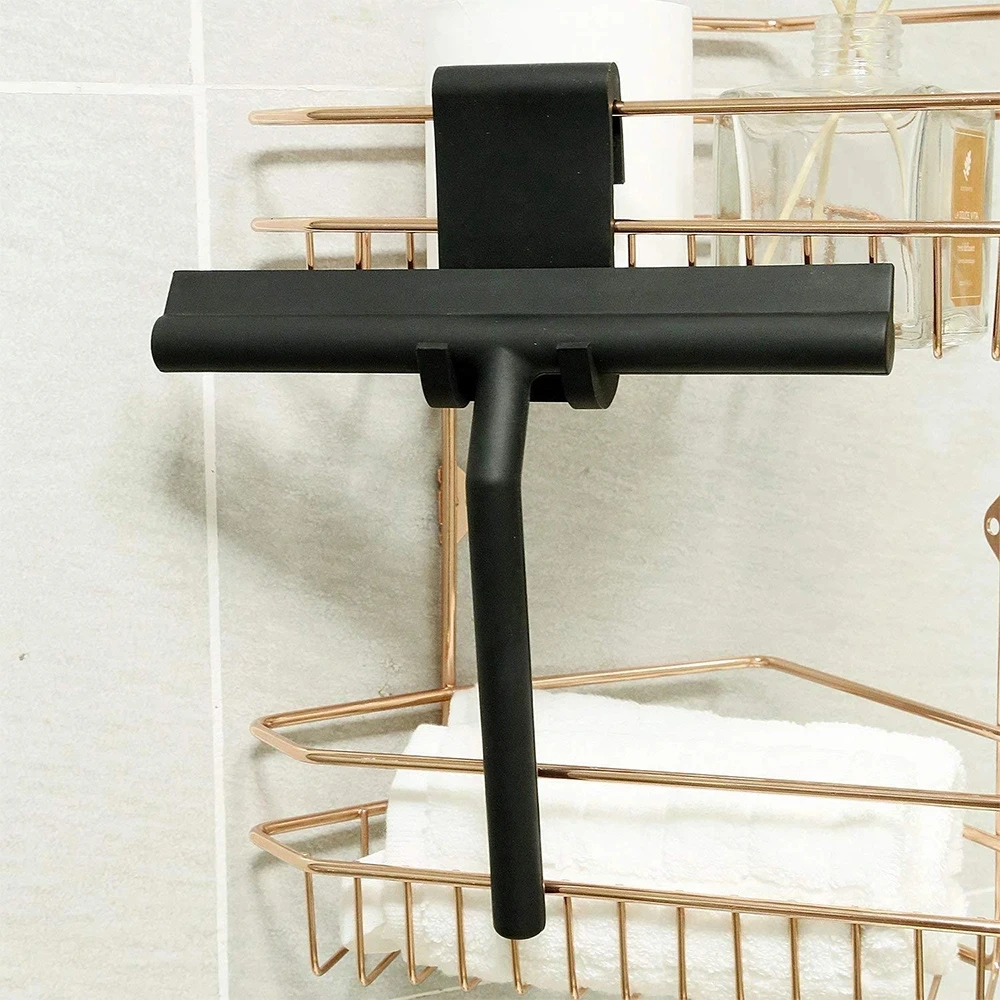 

Shower Squeegee Glass Wiper Scraper Shower Squeegee Cleaner With Silicone Holder Bathroom Mirror Wiper Scraper Glass Cleaning