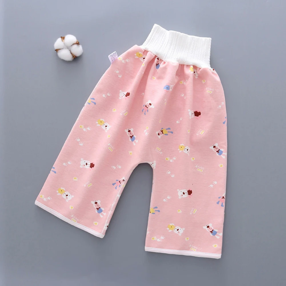 

Absorbent Short High Waist Waterproof Baby Diaper Training Protect Belly Bedroom Soft Cotton Anti Leakage Home Travel Infant