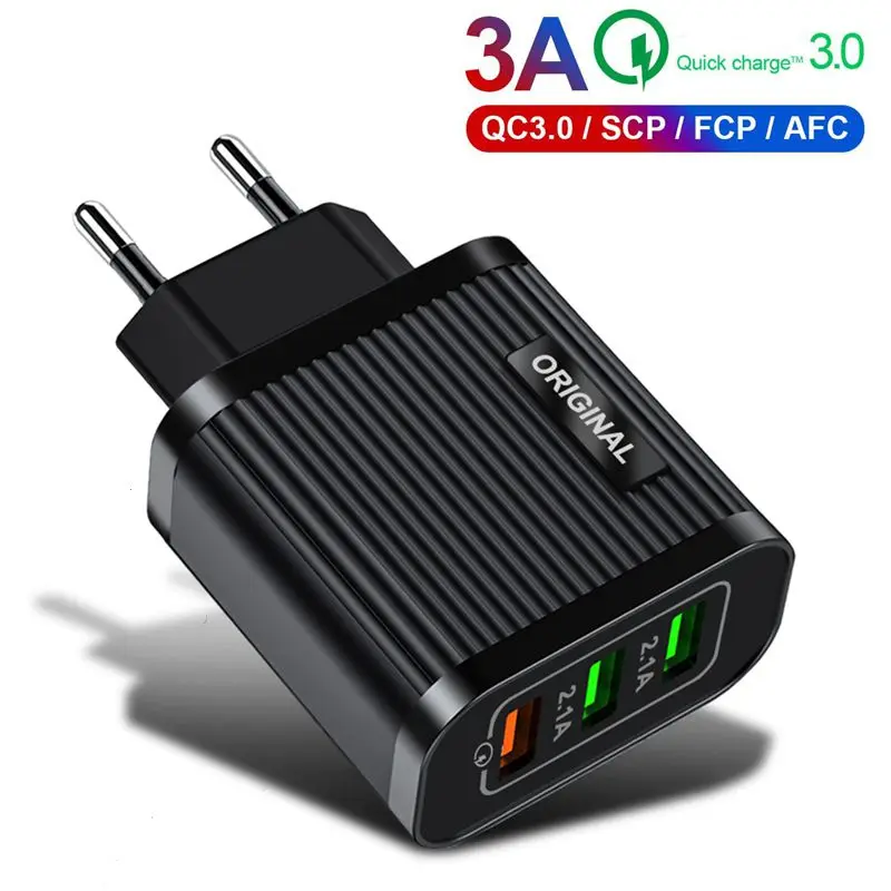 QC3.0 Быстрая зарядка 3,0 4,0 Быстрая зарядка USB зарядка для iPhone samsung Xiaomi huawei мобильный телефон зарядное устройство Планшет настенный адаптер