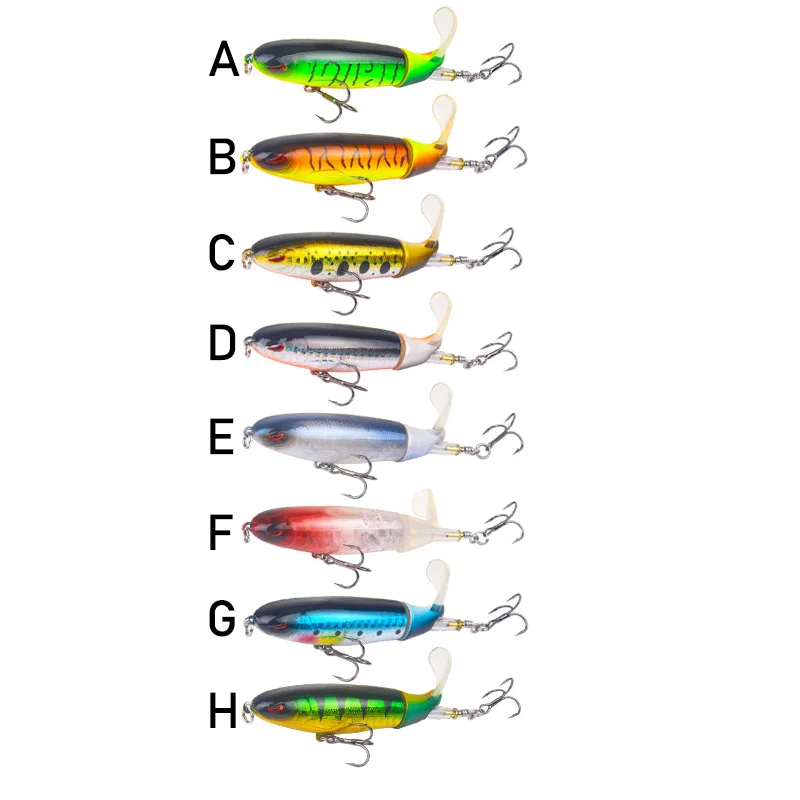 Ankeyeng 8 шт Whopper plopper 10 см/13 г плавающий Поппер рыболовная приманка искусственная