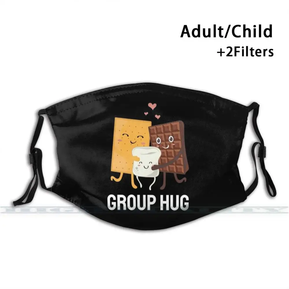 Smores Group Hug кемпинговая маска с шоколадными зефирами индивидуальный дизайн для