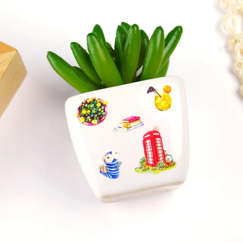 Daisyland Акварельная живопись бумажная наклейка для творчества декоративная