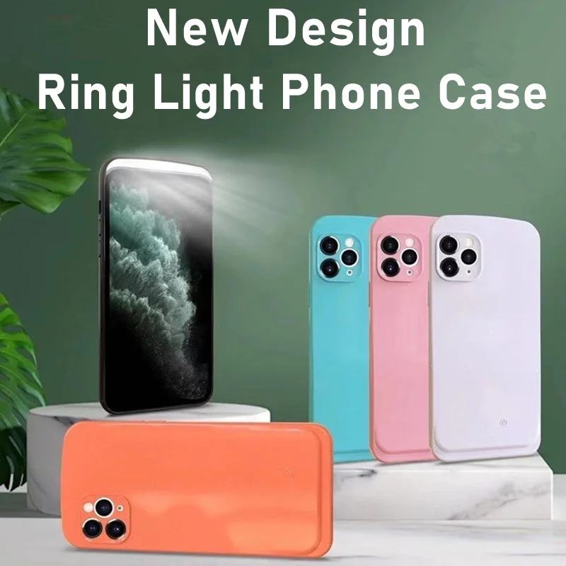 

Мягкий светящийся чехол для телефона Tongdaytech 2 в 1 для Iphone 7 8 XS 12 11 Pro Max XR Vedio