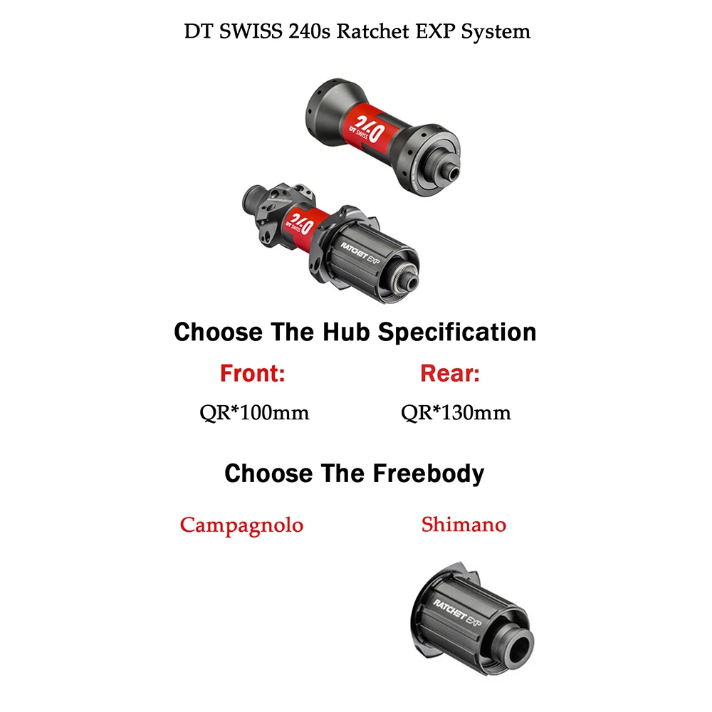 Углеродные колеса DT SWISS 240 ступица клинчер шоссейные велосипедные 25 мм ширина 50