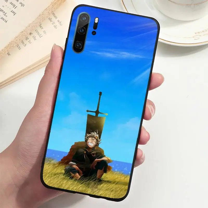 

black clover asta demon Phone Case Funda For Huawei P9 P10 P20 P30 Lite 2016 2017 2019 plus pro P smart