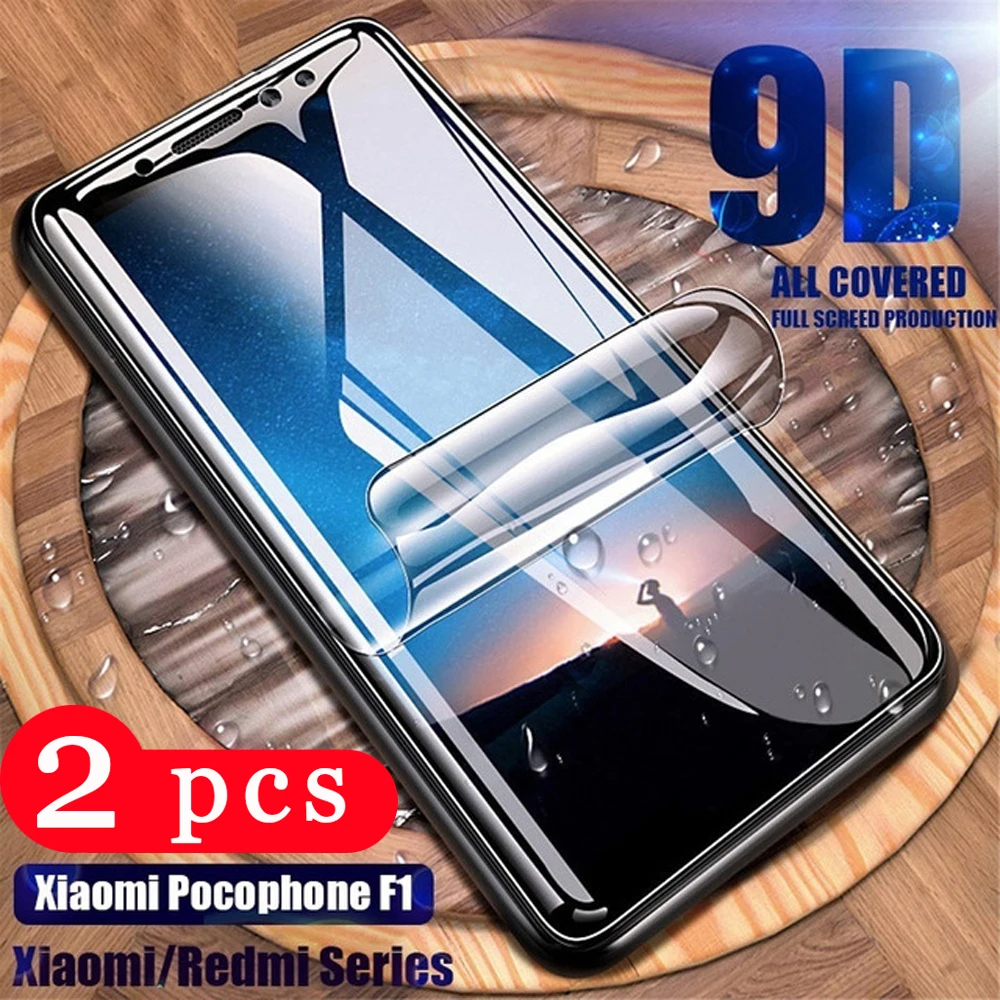 2 шт. Гидрогелевая пленка для xiaomi mi A2 A3 lite cc9 cc9e 9 pro|Защитные стёкла и плёнки