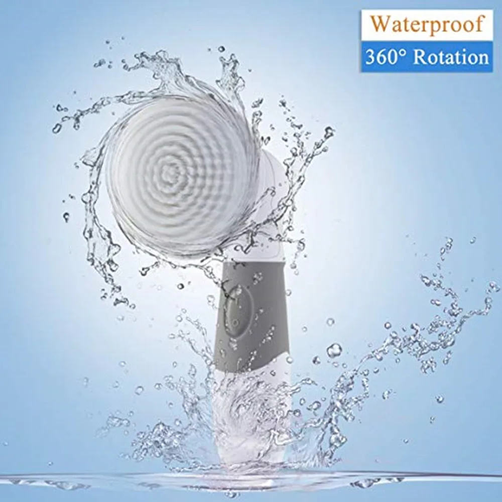 Портативная мягкая кисть для лица 4 в 1 водостойкая глубокое очищение полная