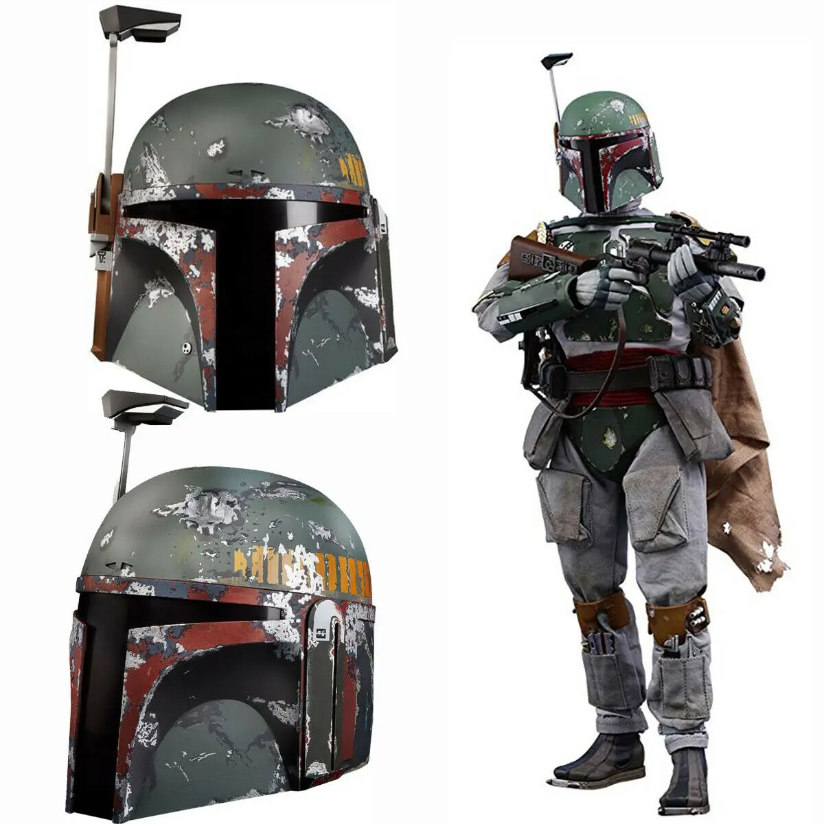 Шлем бобы Фетта мандалорские Звездные войны косплей костюм реквизит Хэллоуин