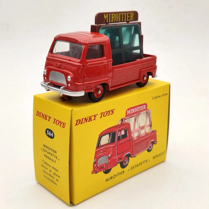 DeAgostini Dinky Toys 564 563 miroiter Estafette Renault Cabine Vitree забрать красные литые под давлением