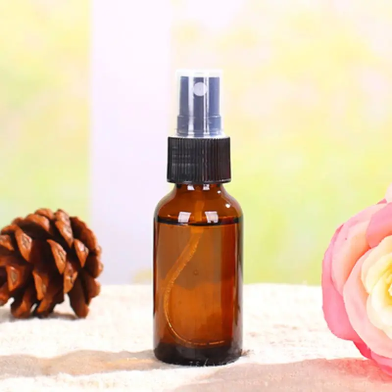 Пустой Янтарный стеклянный распылитель воды многоразового распылителя