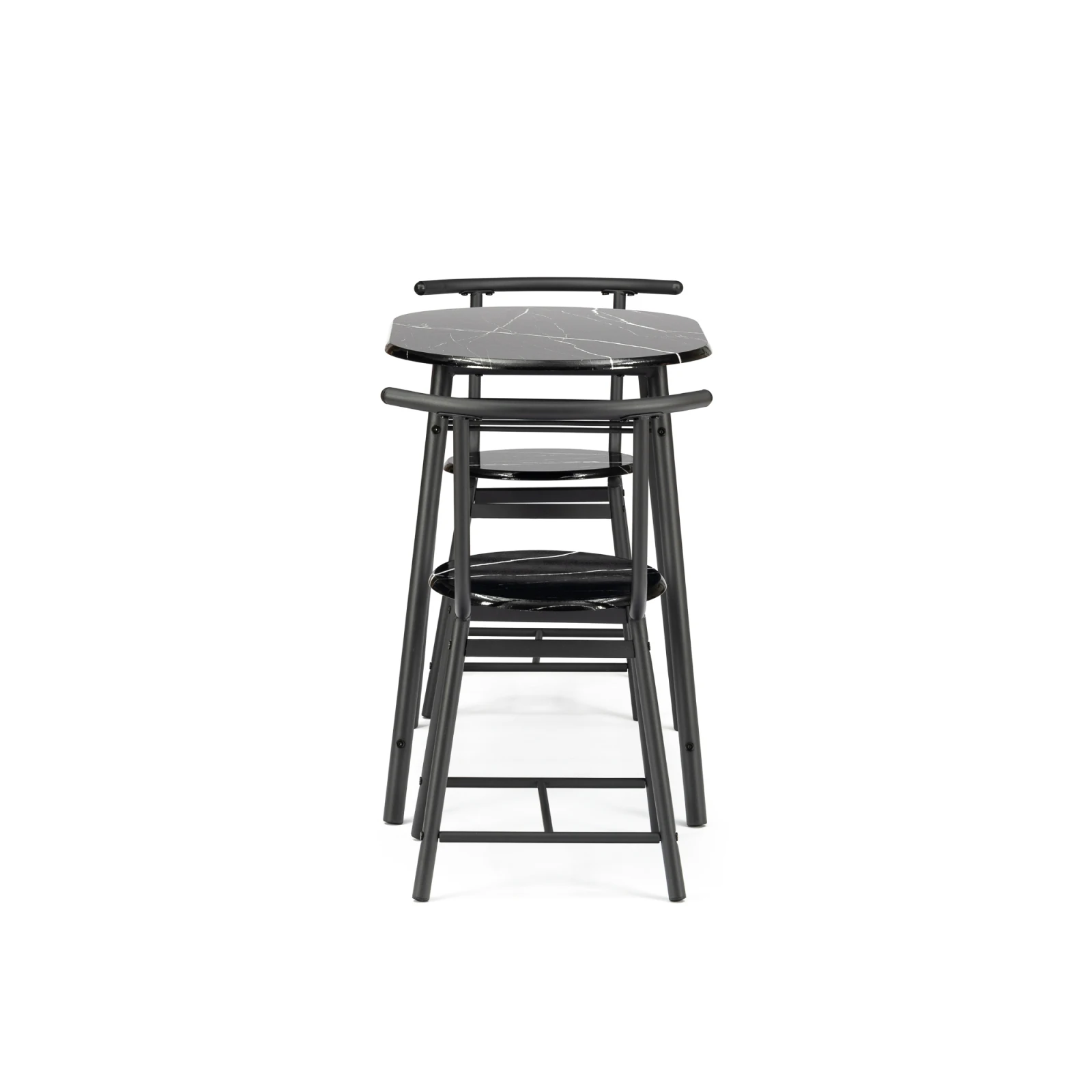 

3pcs dining table dining chair desk kitchen balcony home office simple and stylish