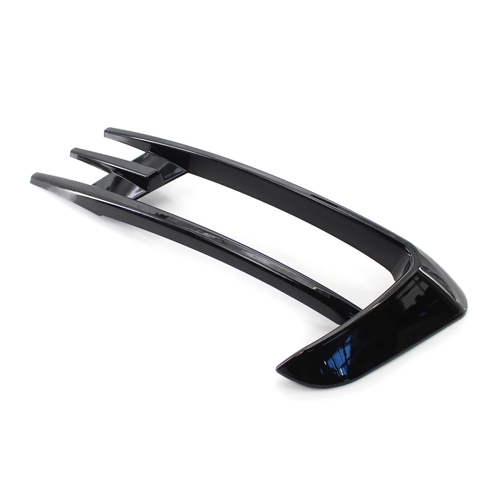 

Front Fog Light Cover Bumper Grill Grille Trim Gloss Black Unique Parts Portable Car Ornaments for VW Golf 2014-2017