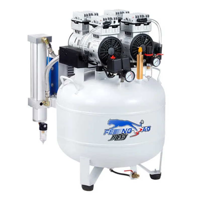 

220V 550W/750W Dental Air Compressor Air Compressor Laboratory Use Vertical Oil-free Silent Dental Air Pump