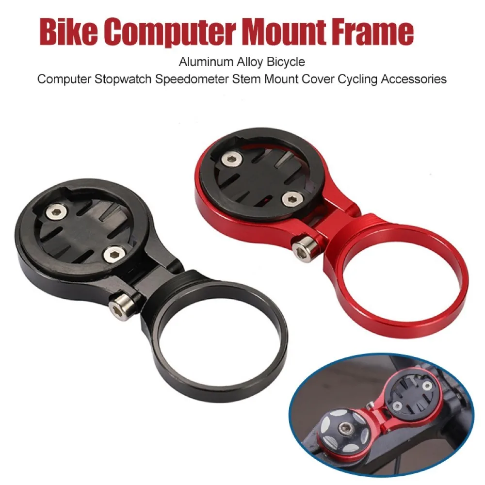 

Bike Computer Mount Frame Aluminum Alloy Bicycle Computer Stopwatch Speedometer Stem Mount Cover Cycling Accessories