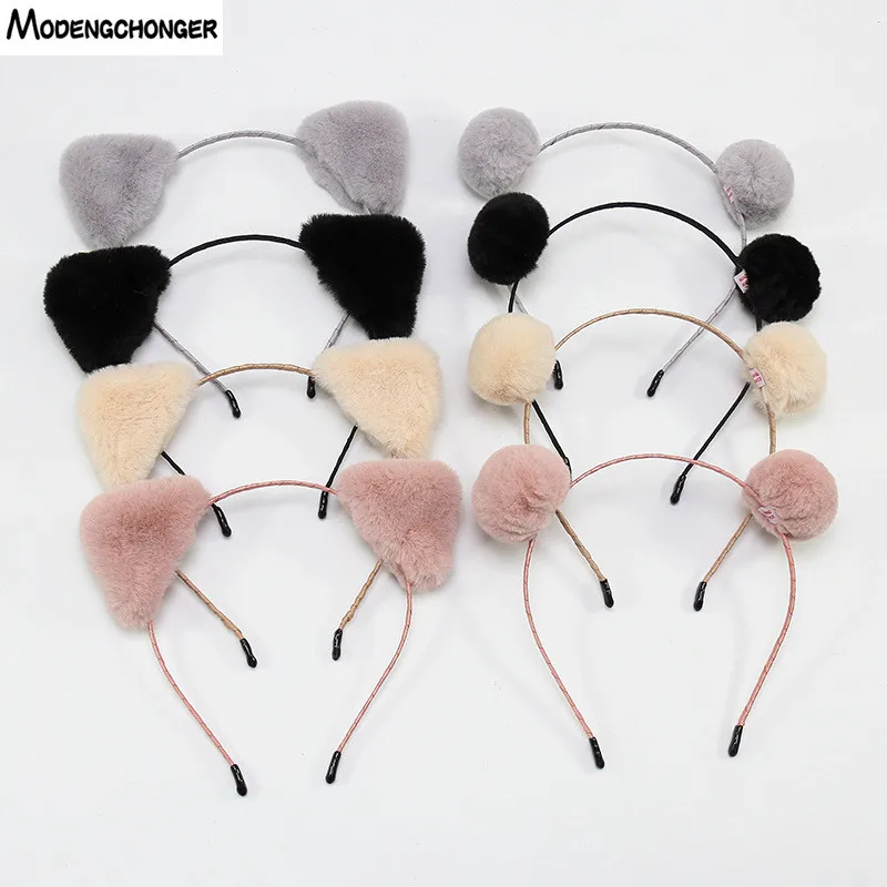 

New Cat Ears Head Bands Fashion Lady Hair Bezel Girls Hairbands lovely Headband Baby birthday party Hair Hoop Hair Accessories