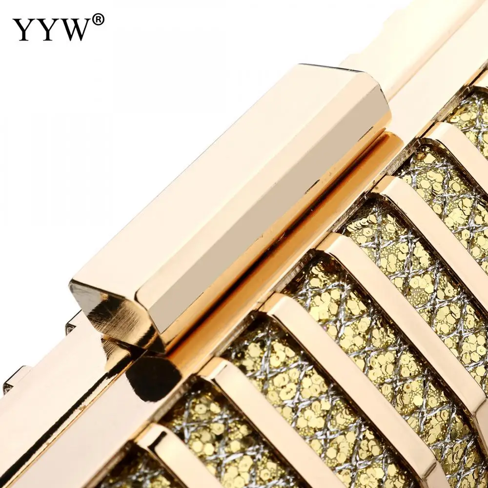 Gold Crossbody Bag For Women Fashion Evening Party Clutch Bags Over Shoulder Purse Bolsa Feminina Zinc Alloy Sequin Clutch