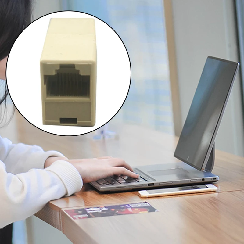 2 шт. Универсальный RJ45 Cat5 8P8C разъем соединитель муфта для расширения