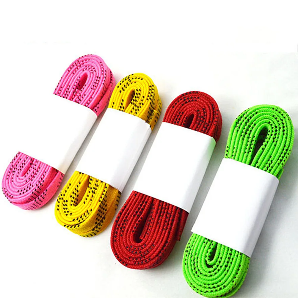 

1 Pair Professional Ice Hockey Skate Laces Waxed Shoelaces Anti-Freezing Anti-Fracture Shoe Laces for Sports Skiing Hockey