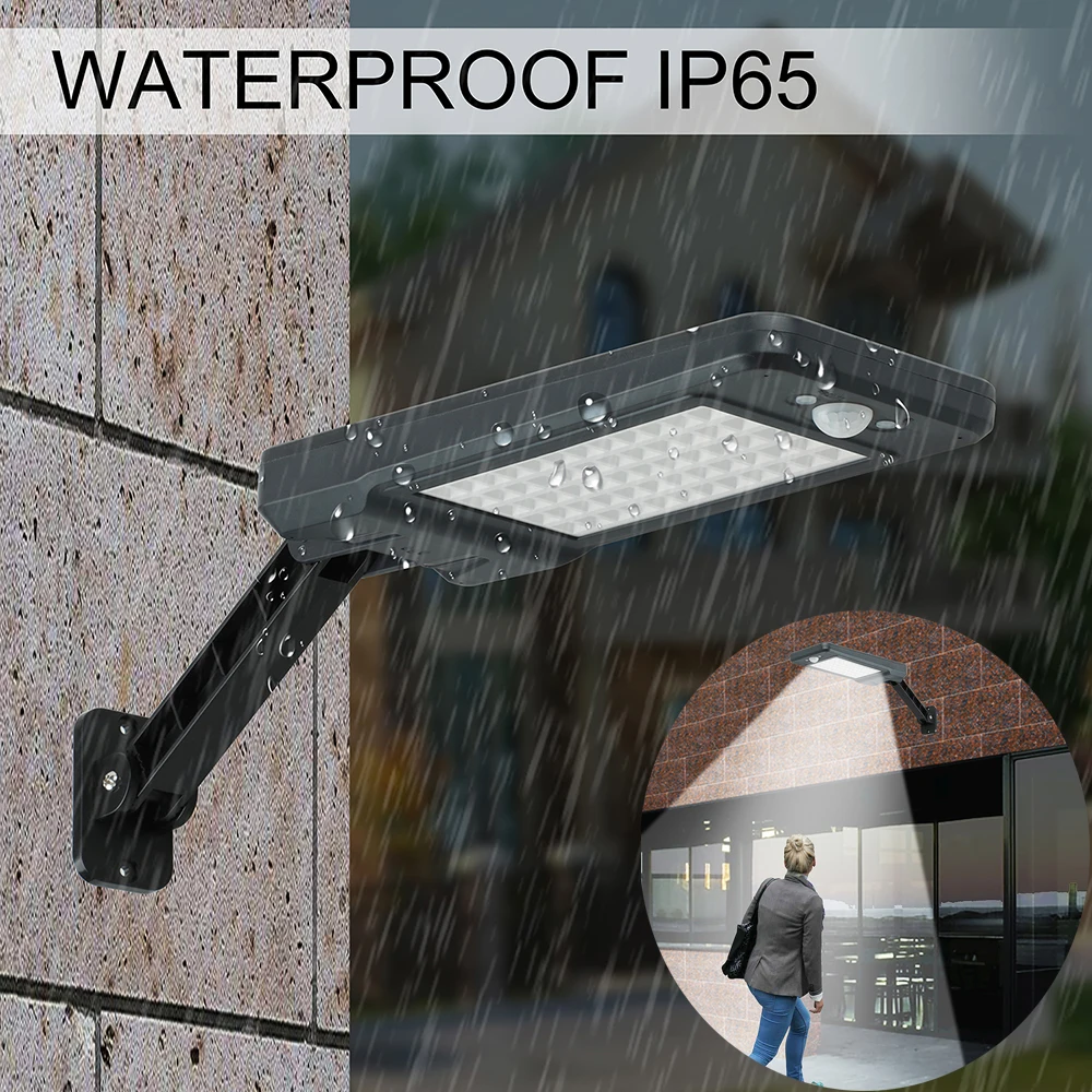 Светодиодная лампа на солнечной батарее уличный водонепроницаемый садовый