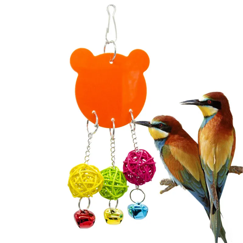 1 шт. маленький и средний игрушечный попугай|Игрушки для птиц| |