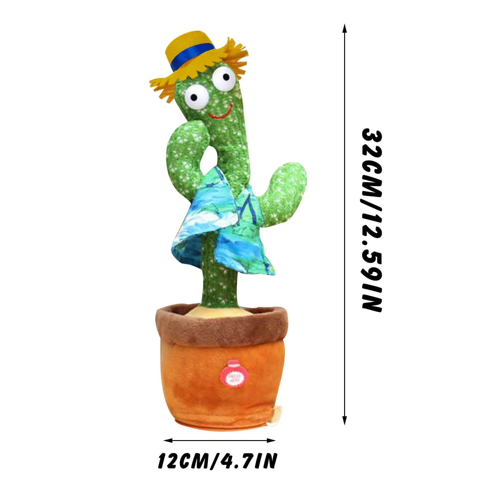 

Children Adult Funny Dancing Cactus Plush Toy Electronic With Song Cute Dance Succulent Lovers Funny Dance Cactus Education Toy