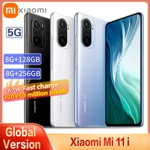 Original Global Xiaomi Mi 11i 5G Smartphone 8GB RAM 128GB ROM Snapdragon 888 108MP Camera 120Hz AMOLED Display 108MP Camera